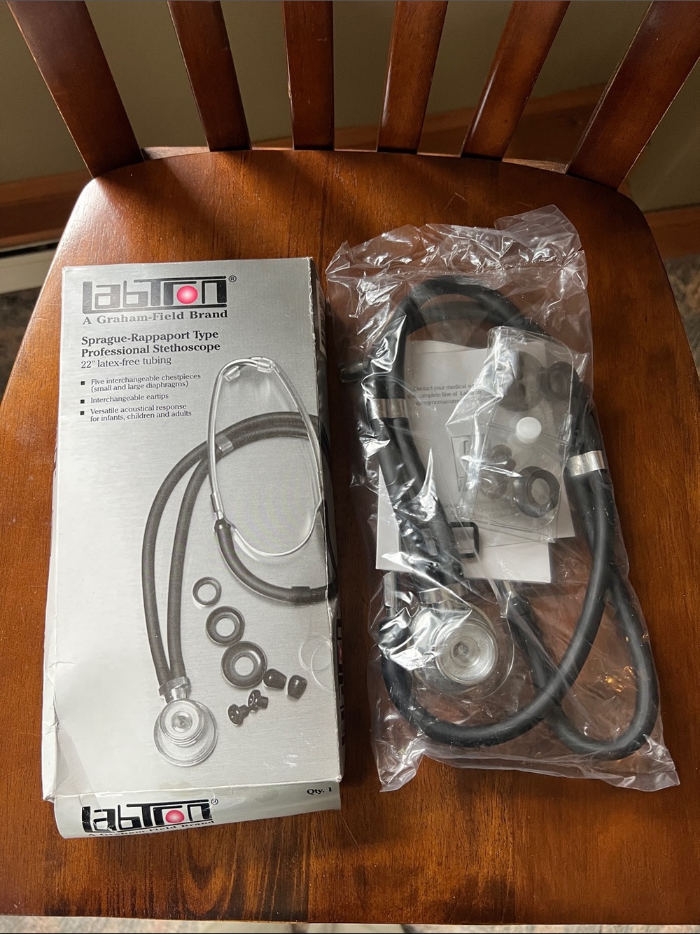 Sprague-Rappaport Type Professional Stethoscope - Black